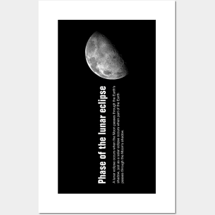 PHASE OF THE LUNAR ECLIPSE Posters and Art